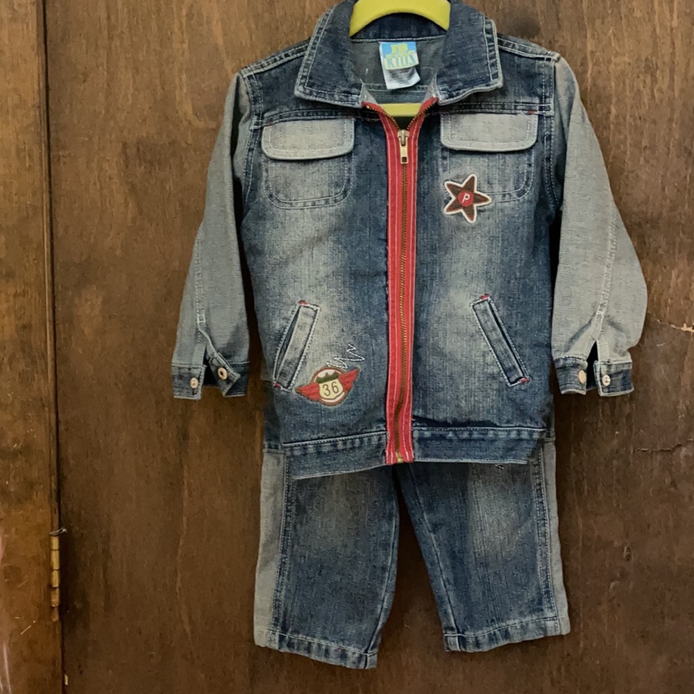 JB Kids Jean Jacket and Pants Boys Sz 3